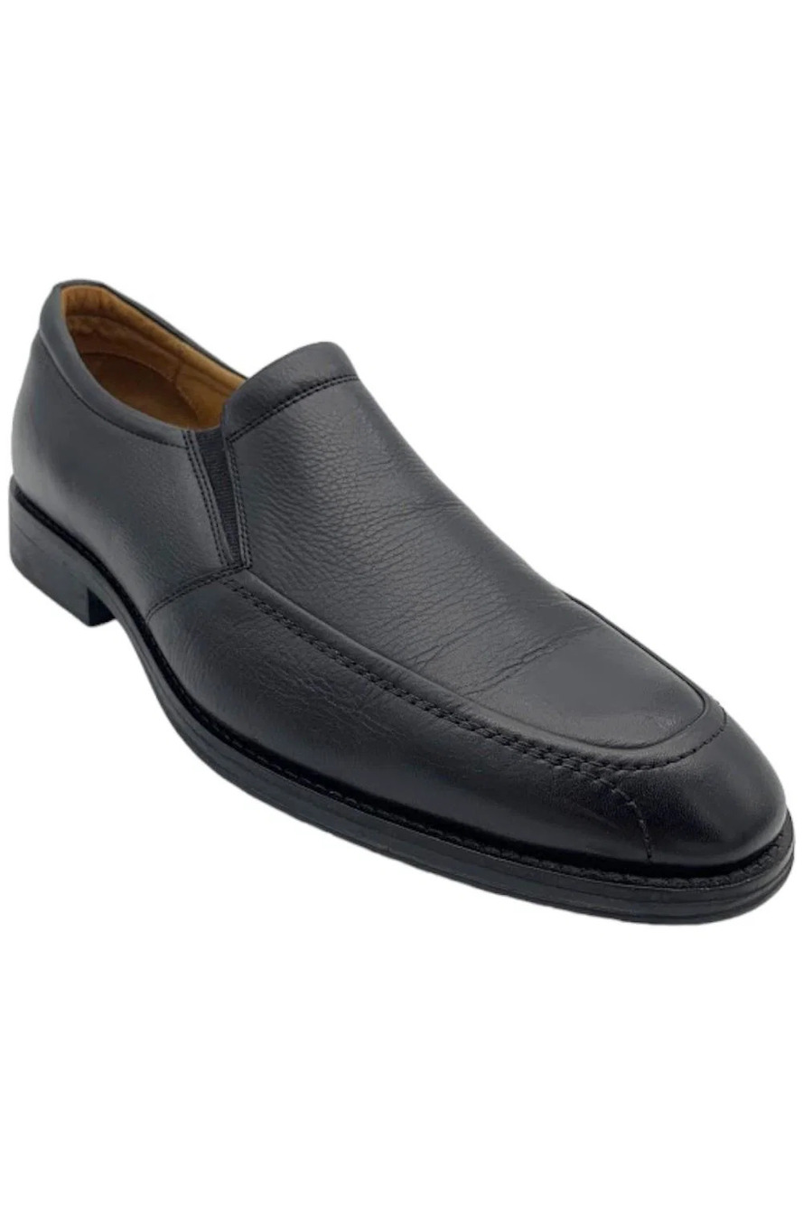 Flag LTD. Men's Monroe Moc Slip-On Dress Shoes Black - Medium